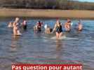 Festivités - Une trentaine de participants au premier bain de l'année dans le lac de Pannecière