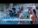 À 12 °C, ils se baignent dans la Sorgue pour le premier jour de l'année