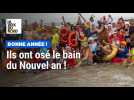 Ils ont osé le bain du Nouvel an !