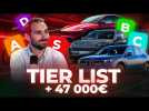 Tier List XXL à plus de 47 000 € : quelle voiture électrique est vraiment la meilleure ?