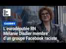 Mélanie Disdier membre d'un groupe Facebook raciste