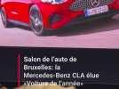 Salon de l'auto de Bruxelles: la Mercedes-Benz CLA élue «Voiture de l'année»