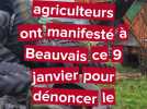 Ce 9 janvier, les agriculteurs ont manifesté contre le Mercosur à Beauvais.