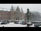 Tempête Elli en Allemagne: Hambourg sous plusieurs centimètres de neige