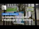 La tempête Goretti s'est installée à Maubeuge