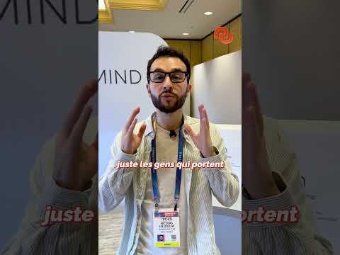 Ces lunettes traduisent les conversations en direct !  #shorts