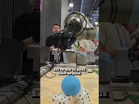 Contrôler une main robot avec précision  #robot  #tech #ces #ces2026 #shorts