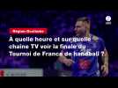 VIDÉO. France - Islande. À quelle heure et sur quelle chaîne TV voir la finale du Tournoi de France de handball ?