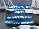 Le 5 janvier 2026, la neige tombe sur Le Havre