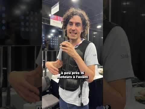 Un gilet à retour  haptique  #ces  #ces2026  #gilethaptique  #haptique  #retourhaptique  #shorts