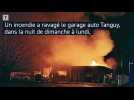 Un important incendie a ravagé le garage auto Tanguy à Saint-Martin-des-champs (29)