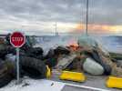 Crise agricole : les agriculteurs de la Coordination rurale bloquent une partie du port de Cherbourg