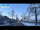 VIDÉO. Neige et verglas : ça circule avec prudence au Mans