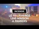 "Des flammes étaient encore visibles aux fenêtres" : un bâtiment ravagé par un violent incendie, 30 pompiers sur place