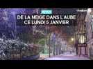 De la neige dans l'Aube ce lundi 5 janvier 2026