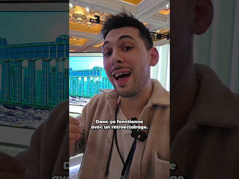 On a vu une immense télé de 13 pouces ! #samsung #ces #shorts