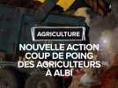 Nouvelle action coup de poing des agriculteurs à Albi