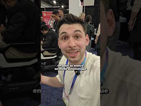 Ce fauteuil roulant peut rouler automatiquement ! #ces #shorts #innovation