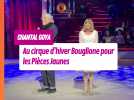 Au cirque d'hiver Bouglione sur la piste, moment d'emotion pour Chantal Goya, son mari Jean-Jacques Debout