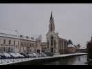 Aire-sur-la-Lys : la neige vient blanchir la ville ce lundi 7 janvier