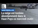 Le Montreuillois se réveille à nouveau sous la neige ce mercredi matin