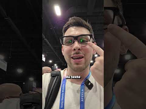 Des lunettes de traduction  #ces #tech #ces2026 #lunettes  #traduction  #shorts