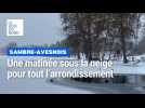 Une matinée sous la neige en Sambre-Avesnois
