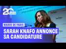 La député européenne Reconquête Sarah Knafo annonce sa candidature à la mairie de Paris