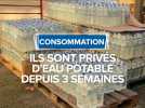 Ils sont privés d'eau potable depuis 3 semaines