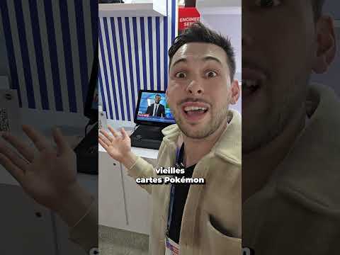 Un écran double destiné aux voitures !  #tech #ces #automobile #ces2026 #shorts