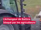 L'échangeur de Battice bloqué par les agriculteurs