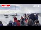 Trophée Jules-Verne. À Brest, plusieurs milliers de personnes acclament Thomas Coville et son équipage pour leur record