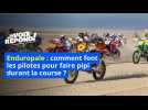Enduropale : comment font les pilotes pour faire pipi durant la course ?