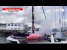VIDÉO. Trophée Jules-Verne : revivez l'arrivée de Thomas Coville et Sodebo à Brest devant des centaines de spectateurs