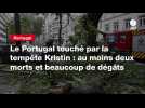 VIDEO. Le Portugal touché par la tempête Kristin : au moins quatre morts et beaucoup de dégâts