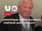 Municipales 2026. A Laon, Dominique Caillet, candidat, s'adresse aux habitants