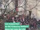 Les supporters allemands du SC Fribourg présents à Lille