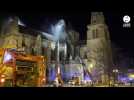 VIDÉO. Les pompiers ont simulé l'incendie de cette cathédrale bretonne pour se préparer au pire