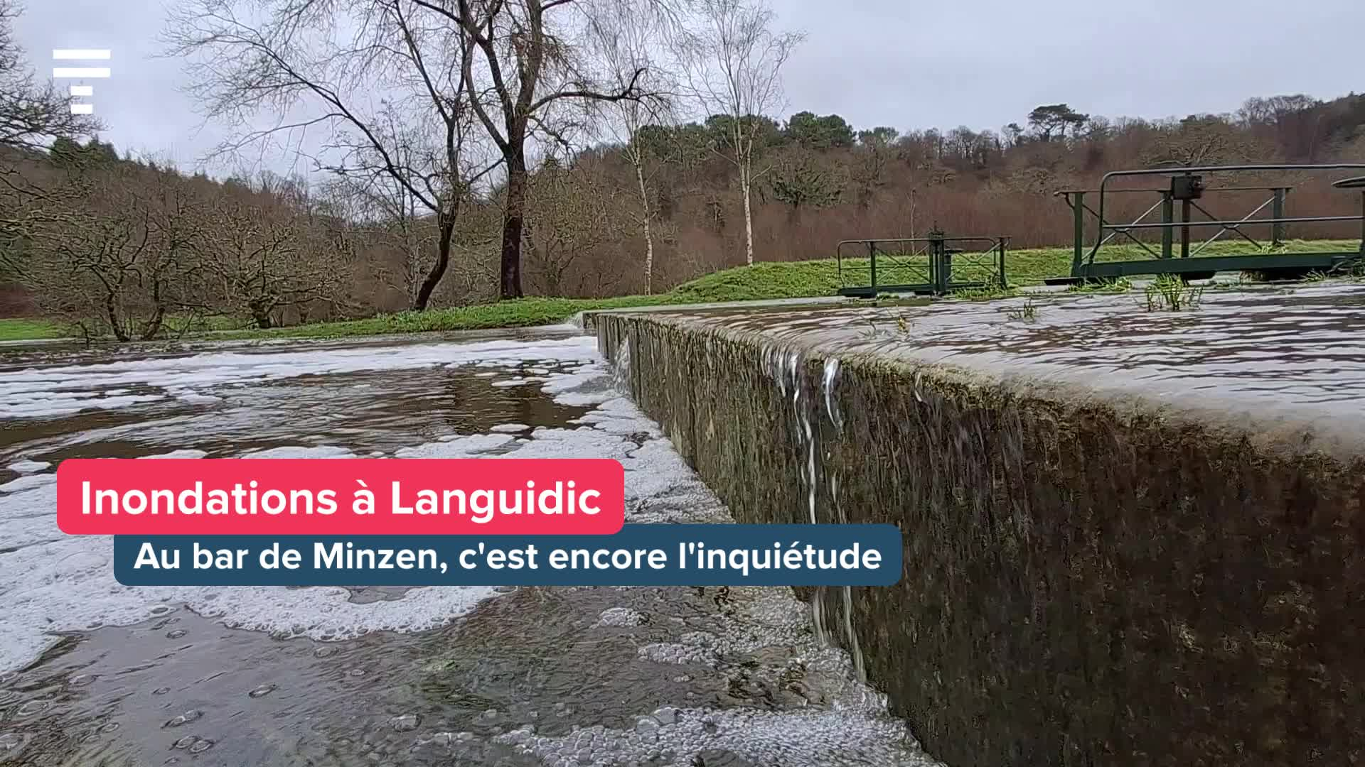 « Toujours un pic d’angoisse » : au bar de Minazen, à Languidic, Carole croise les doigts pour que l’eau ne monte pas trop haut [Vidéo]