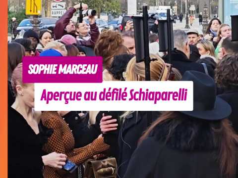 VIDEO : Sophie Marceau au d�fil� Schiaparelli&hellip;