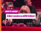 Brigitte Macron & Marc Lavoine voisins de fauteuil au défilé Stéphane Rolland au Cirque d'Hiver Bouglione