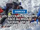Les secours en alerte face au risque d'avalanche dans les Pyrénées catalanes