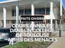 Cours annulés dans un collège de Toulouse après des menaces