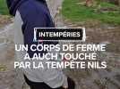 Un corps de ferme à Auch touché par la tempête Nils