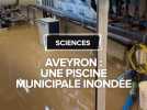 Tempête Nils : Une piscine inondée en Aveyron