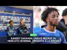 Kandet Diawara, unique recrue du mercato hivernal, présenté à la presse