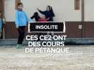 Insolite : ces CE2 ont des cours de pétanque
