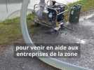 Inondations - "On se prépare à être inondé" : la zone industrielle de Saint-Éloi sous haute surveillance ce week-end