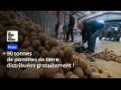Cet agriculteur distribue 90 tonnes de pommes de terre gratuitement à Penin (62)