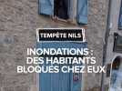 Tempête Nils : inondations des habitants bloqués chez eux à Saint-Antonin-de-Noble-Val